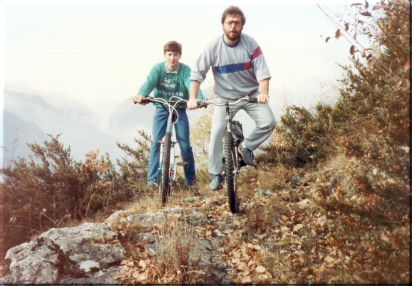 Escursione 5 novembre 1989 2 sentiero per Madonna degli Angeli