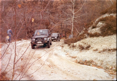 colonna di fuoristrada