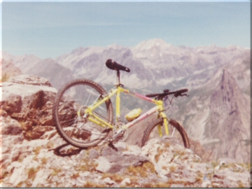 Escursione 17 dicembre 1989 1 escursione MTB al Passo della Cavalla sopra le sorgenti del Maira
